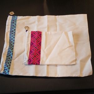 Tory Burch set of 2 dust bags small & medium